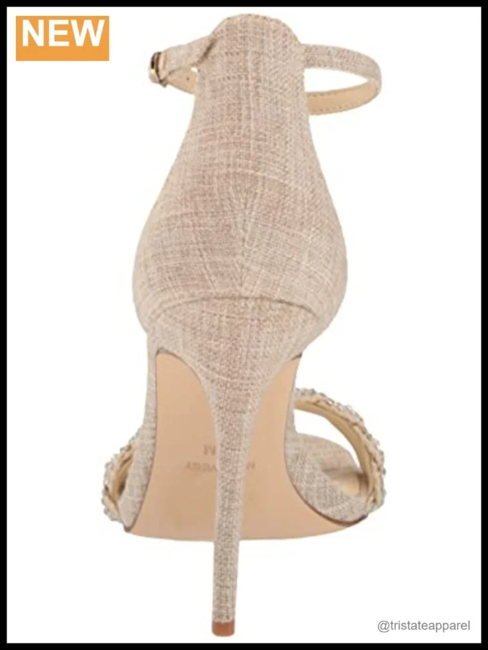 Nine West Morelov Women's Embellished Stiletto Heeled Dress Sandals